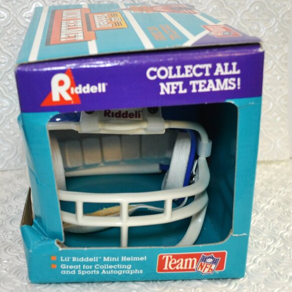 Riddell Other - Lil' Riddell Mini NFL Helmet Denver Broncos In Original Box Decor Man Cave Bar